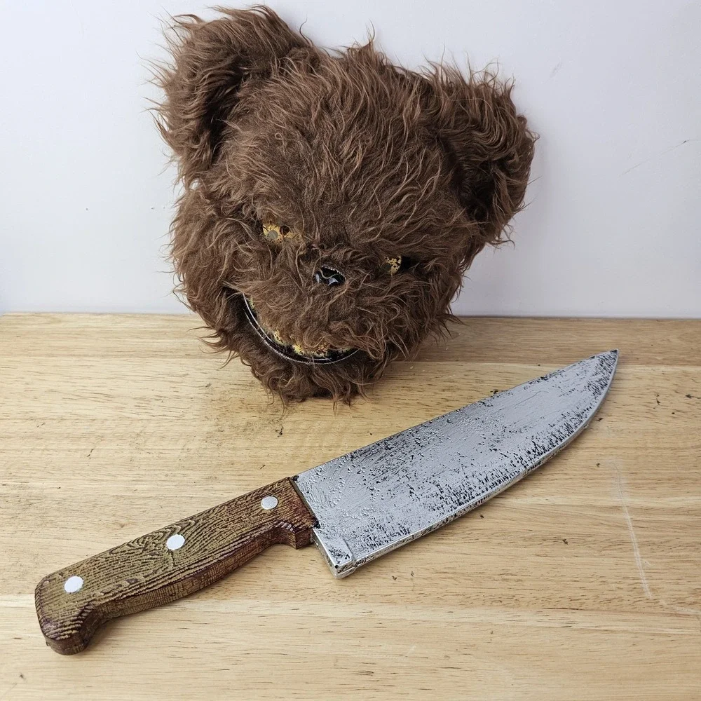 Five Nights at Freddy's‎ | Furry Halloween Freddy Fazbear Mask & Fake Knife